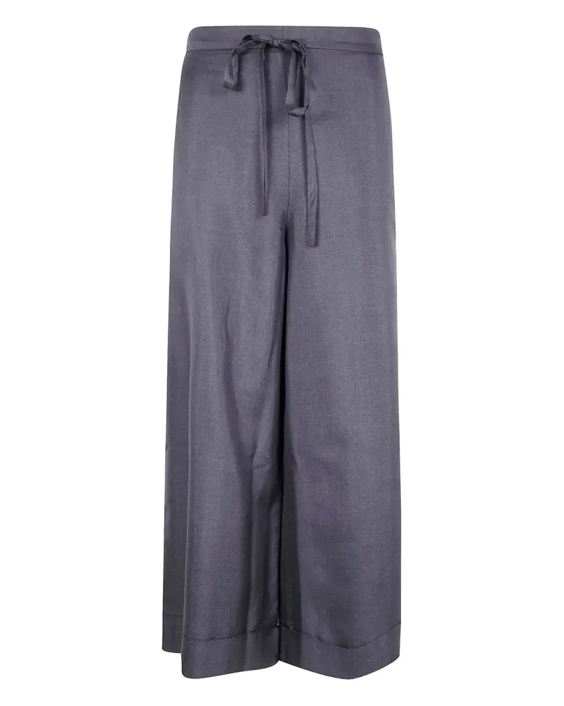 Daniela Gregis Seidenhose mit Kordelzug - Grau Grau