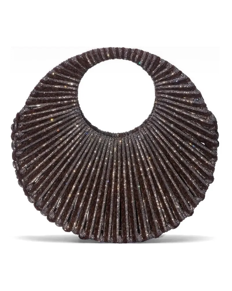 HIBOURAMA medium Jaya crystal tote bag - Braun Braun