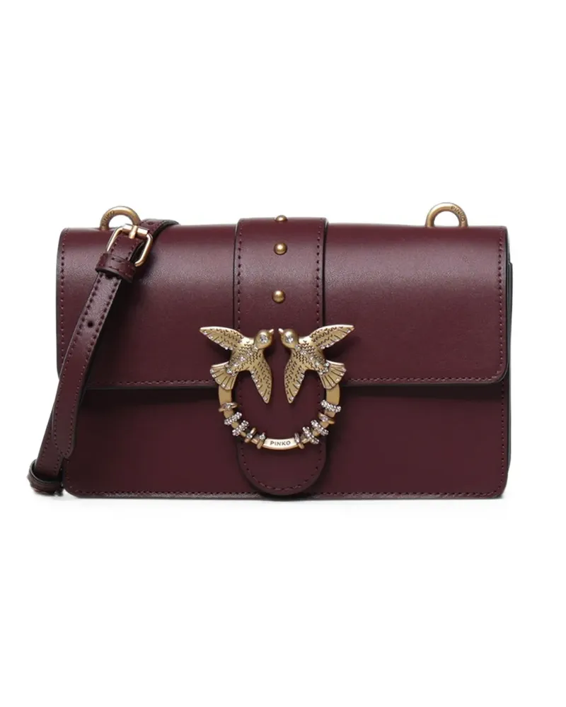 Pinko Mini Love cross body bag - Rot Rot
