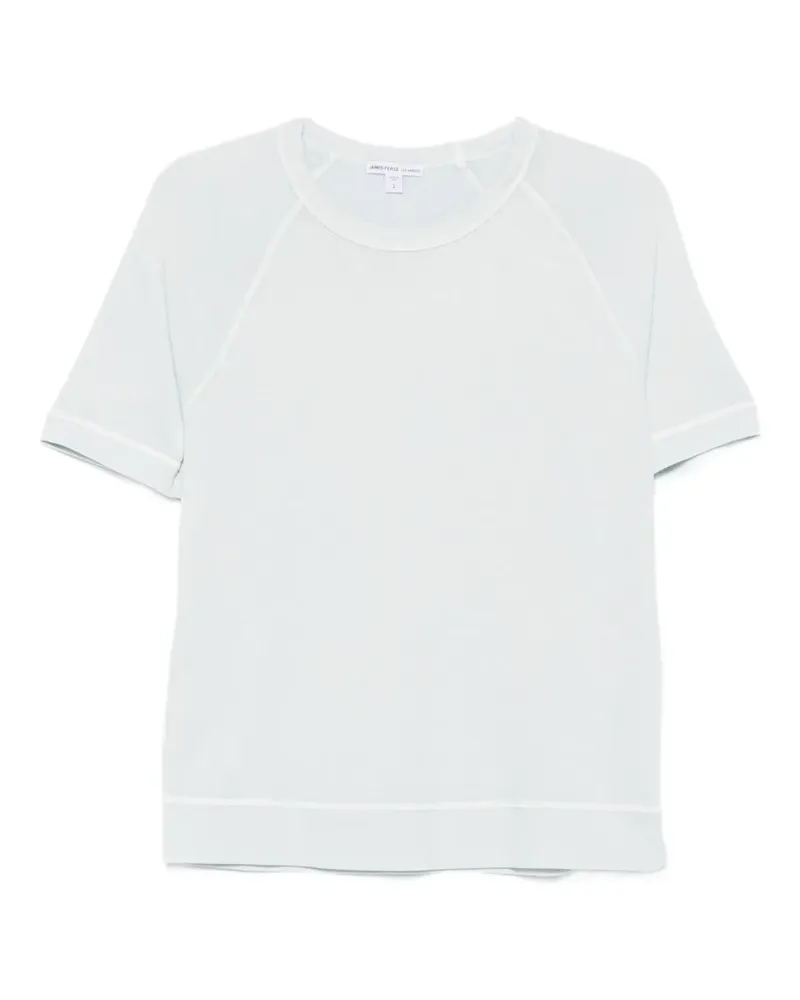 James Perse short-sleeve raglan sweater - Blau Blau
