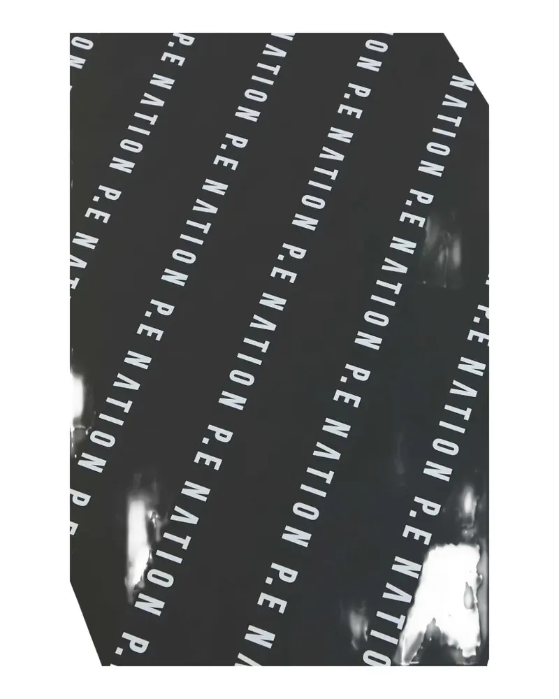 P.E. NATION Transcend logo-print yoga mat - Schwarz Schwarz