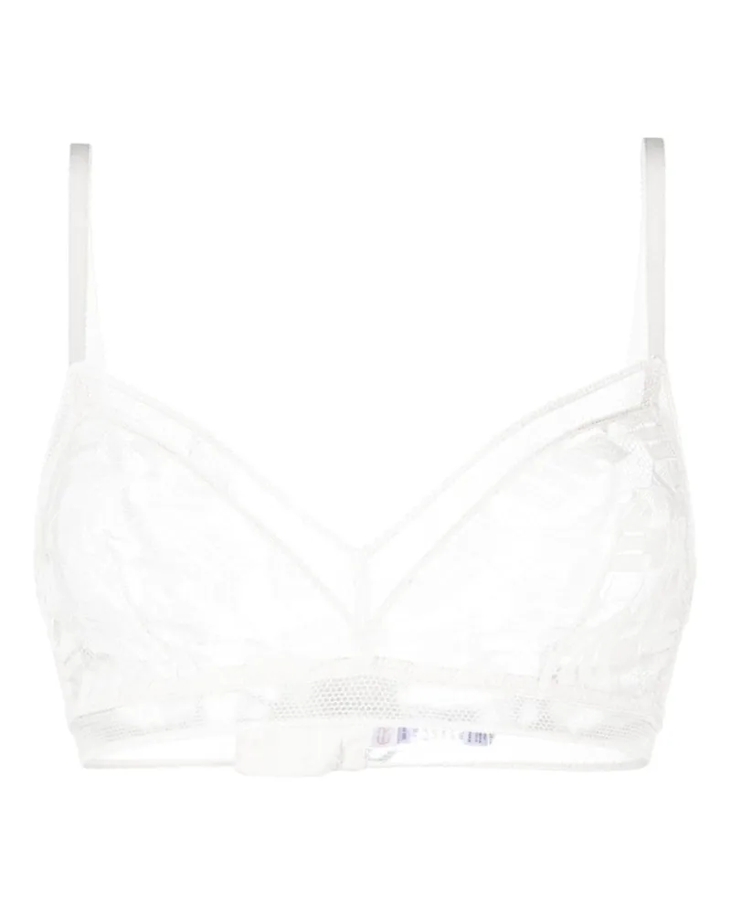 Eres Onctueux Triangel-BH mit Spitze - Weiß Weiß