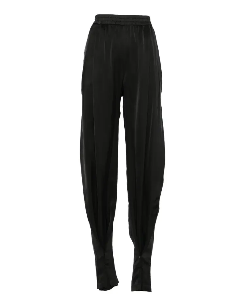 ANDAMANE Bundfaltenhose mit Schnürung - Schwarz Schwarz