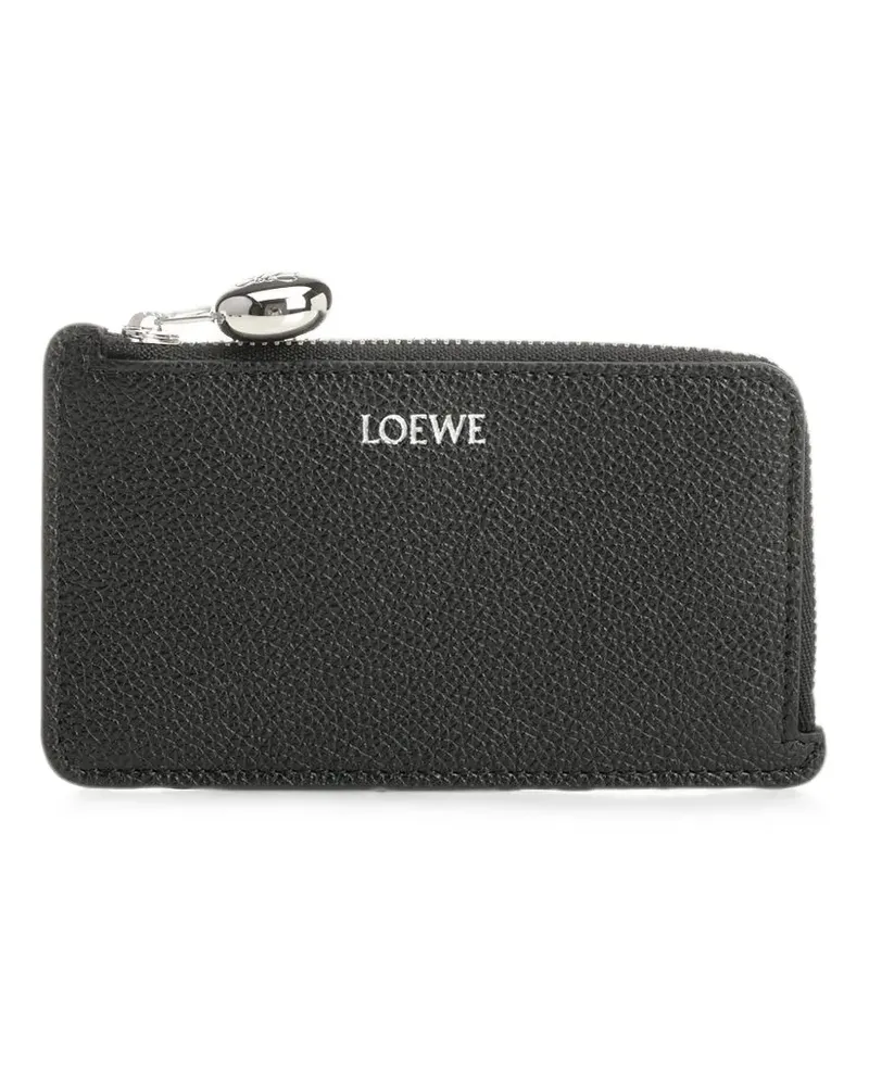 Loewe Pebble card holder - Schwarz Schwarz