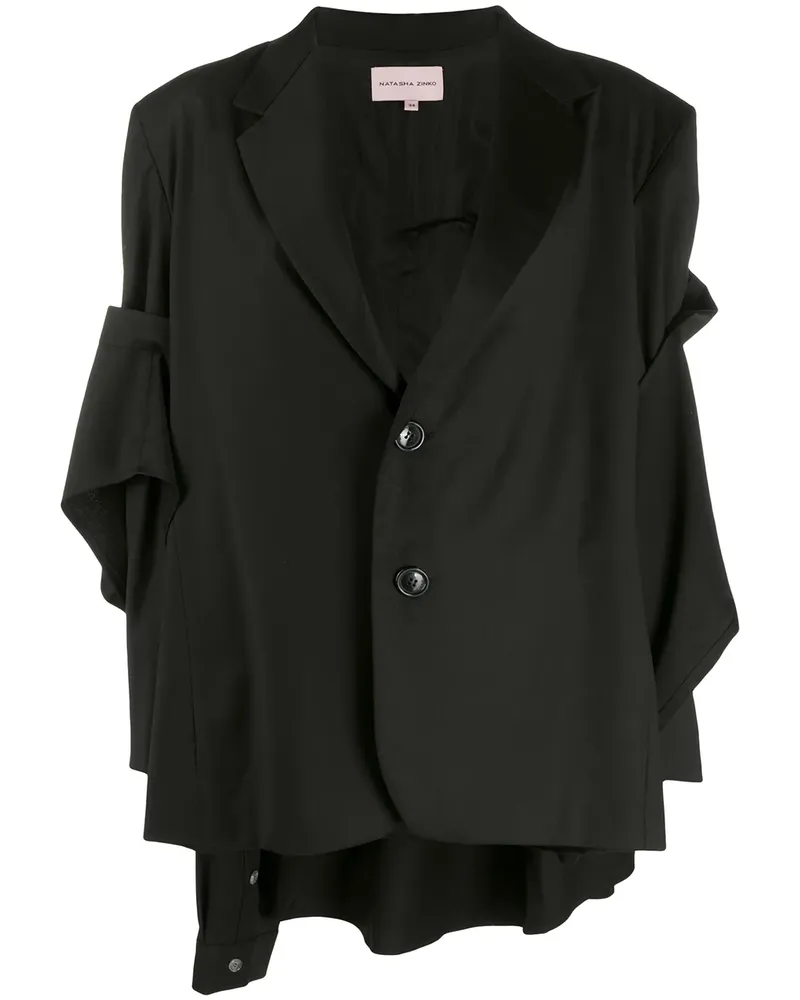 Natasha Zinko Klassische Jacke - Schwarz Schwarz