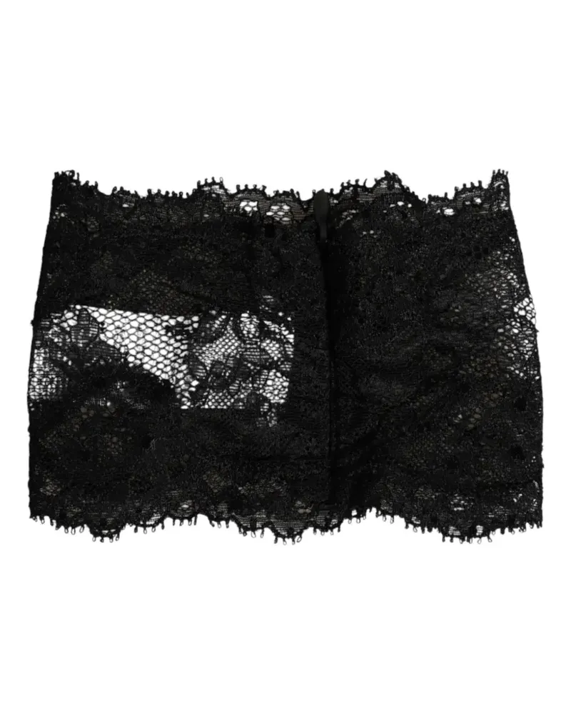 Dolce & Gabbana Bandeau-Top mit Spitze - Schwarz Schwarz