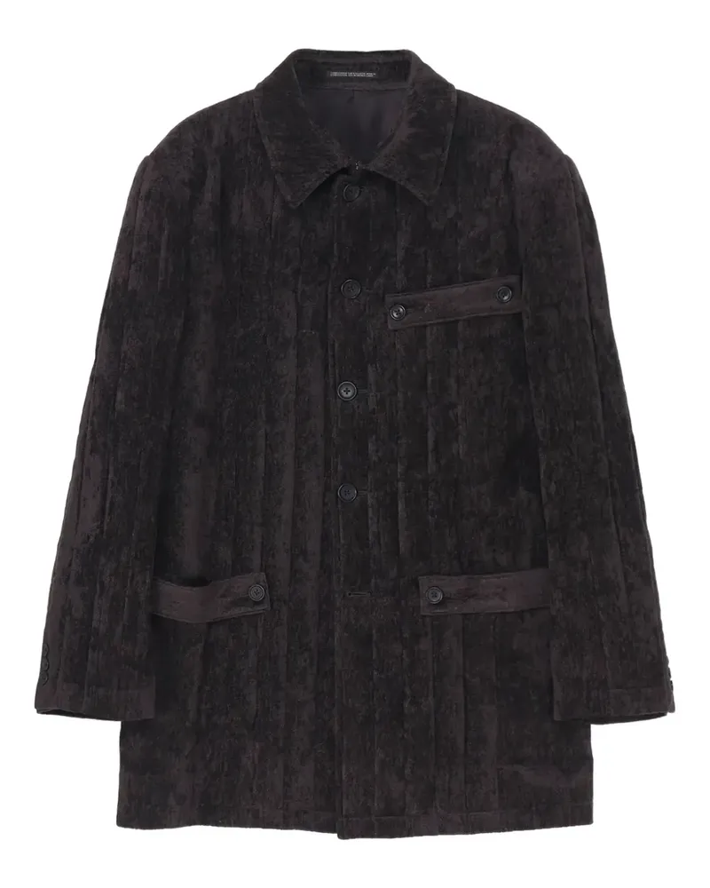 Yohji Yamamoto Geknöpfte Jacke - Grau Grau