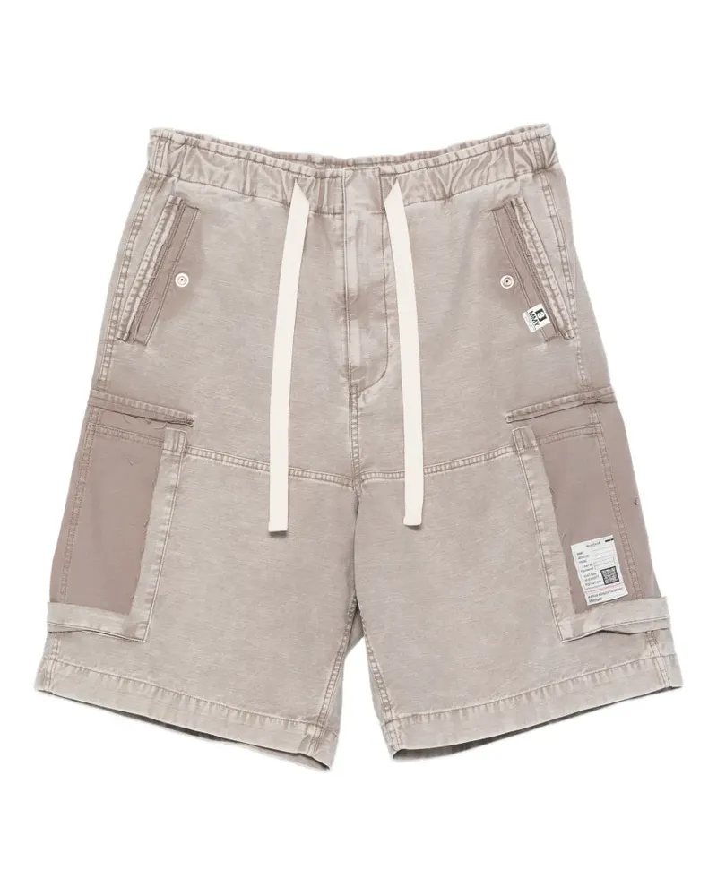 MIHARAYASUHIRO Cargo-Shorts mit Kordelzug - Nude Nude