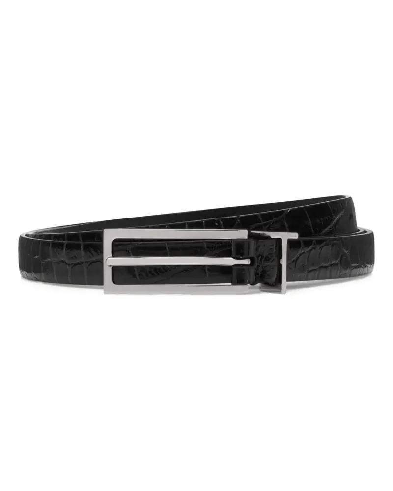 Tom Ford embossed belt - Schwarz Schwarz
