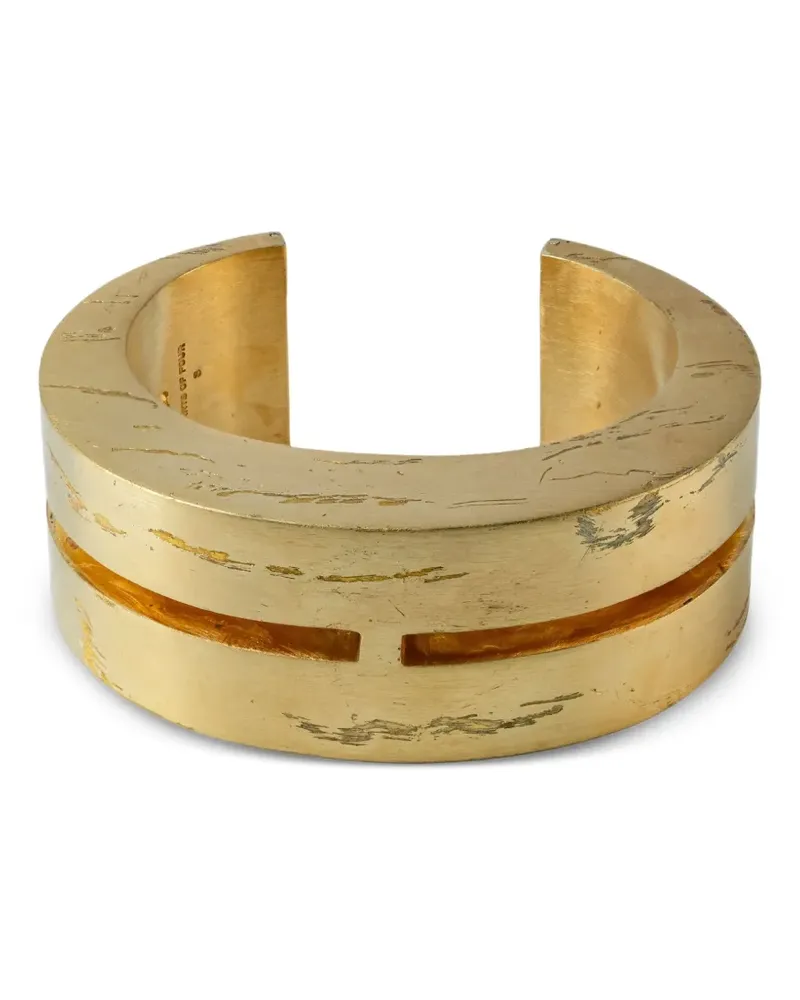 Parts Of Four Crescent Crevice Armspange - Gold Gold
