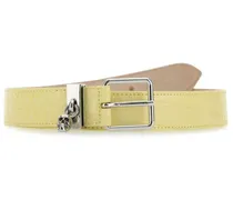 Gürtel mit Kroko-Optik - Nude