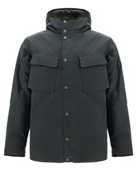 Barbour Jacke mit Logo-Patch Schwarz