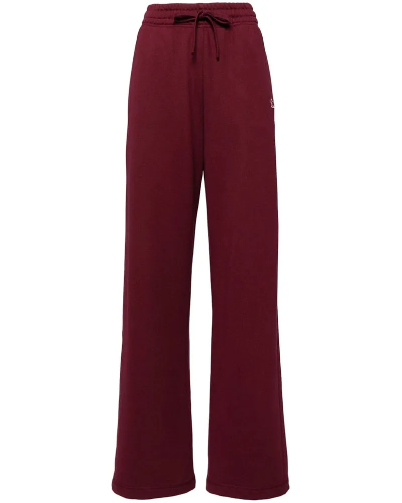 Kitsuné Hose mit Logo-Patch - Rot Rot