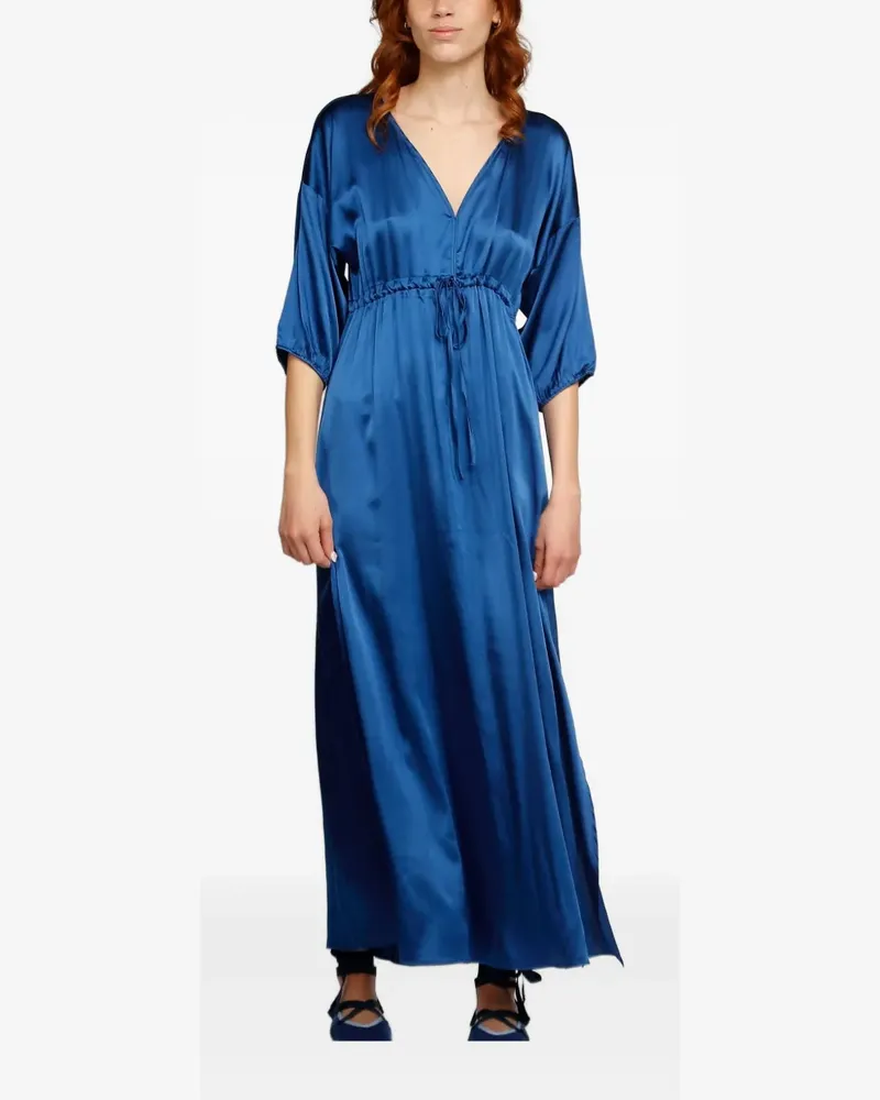Charlotte Sparre satin dress - Blau Blau