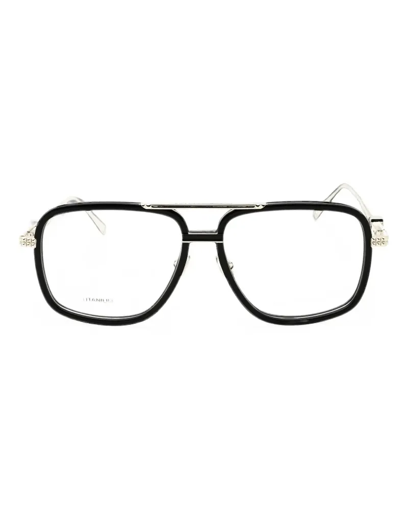 Philipp Plein Rock SuperHero Pilotenbrille - Schwarz Schwarz