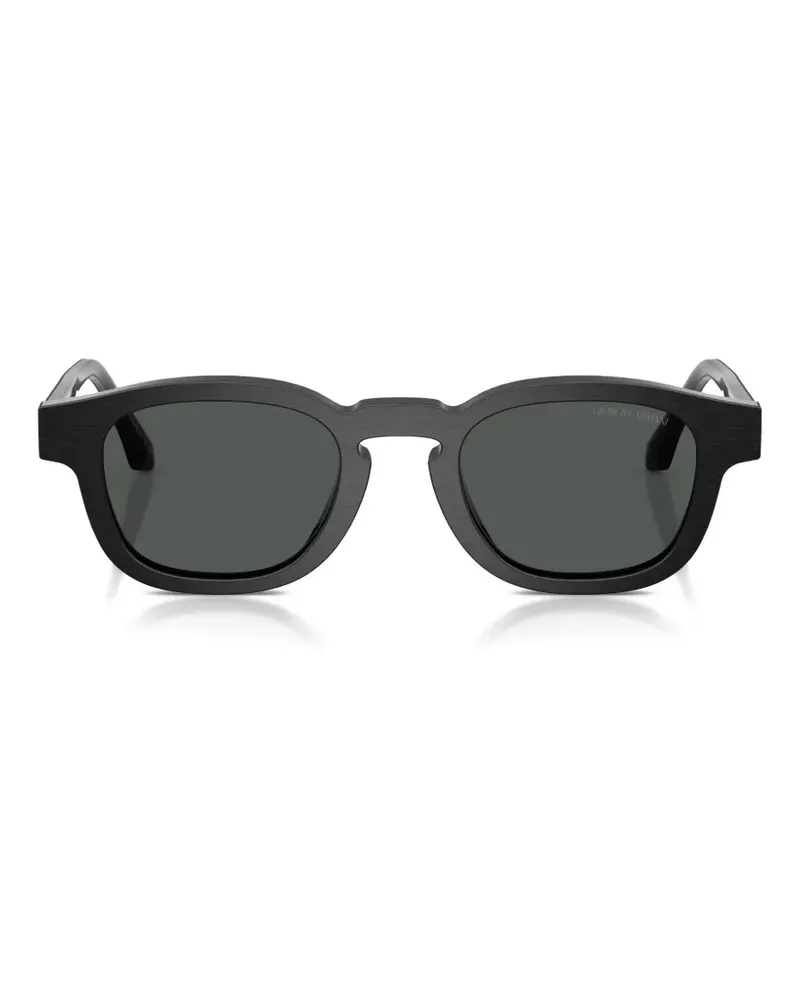 Giorgio Armani round-frame sunglasses - Schwarz Schwarz