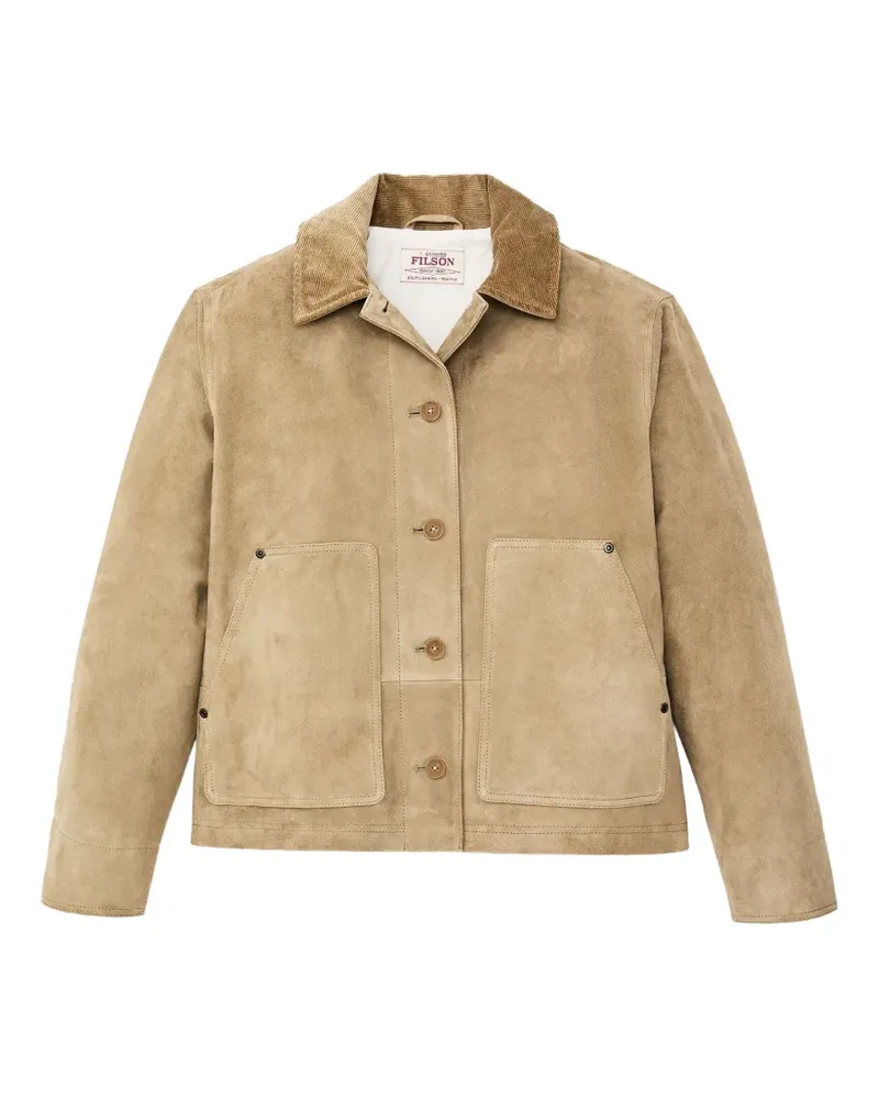 Filson short suede barn jacket - Nude Nude