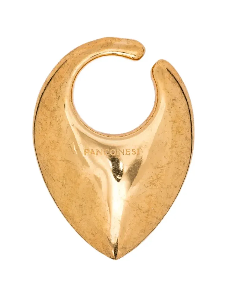 PANCONESI Blow-Up teardrop cuff earring - Gold Gold