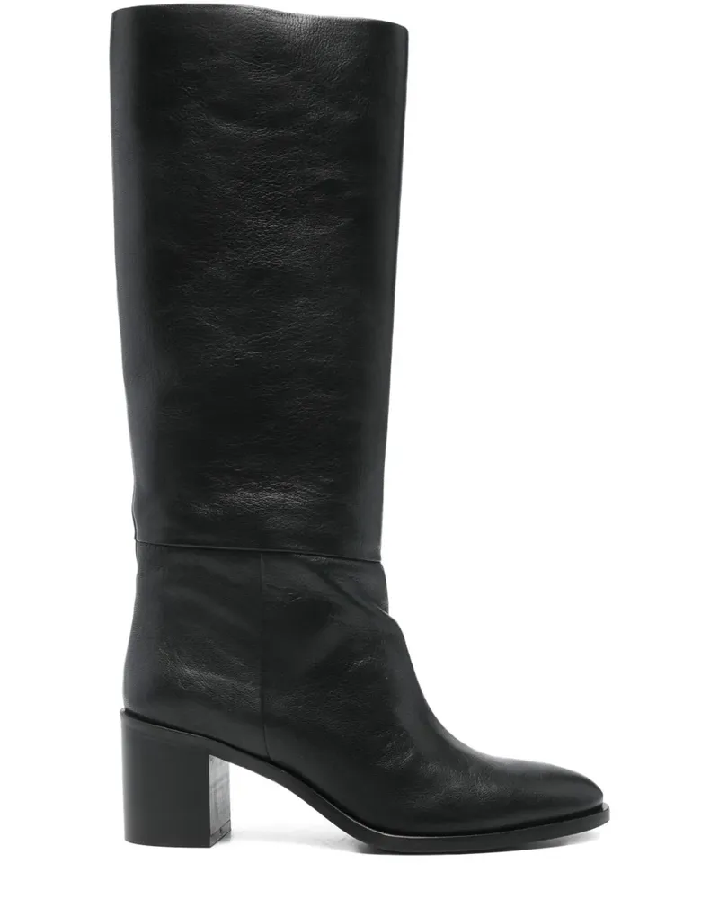 P.A.R.O.S.H. Kniehohe Stiefel - Schwarz Schwarz