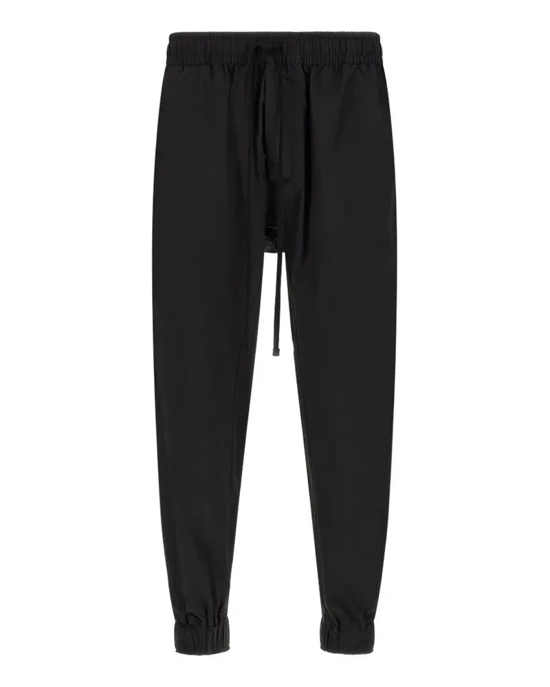 THOM KROM low-crotch drawstring track pants - Schwarz Schwarz
