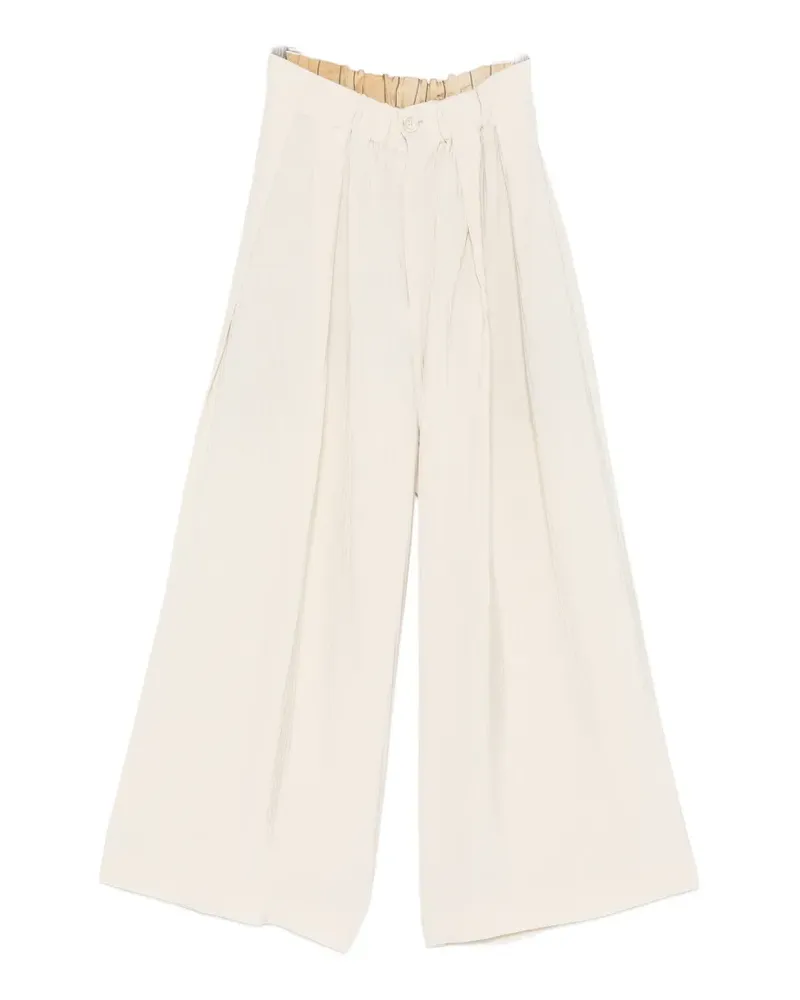 Uma Wang Poetic pleated trousers - Nude Nude