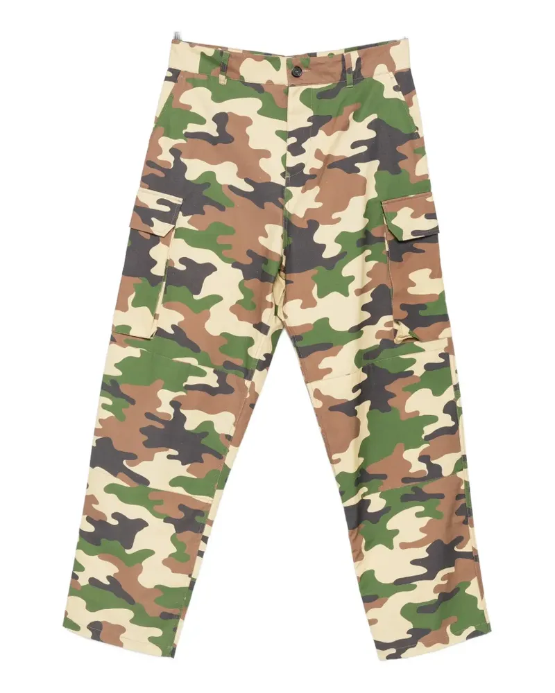 J.W.Anderson camouflage-print cargo pants - Grün Grün