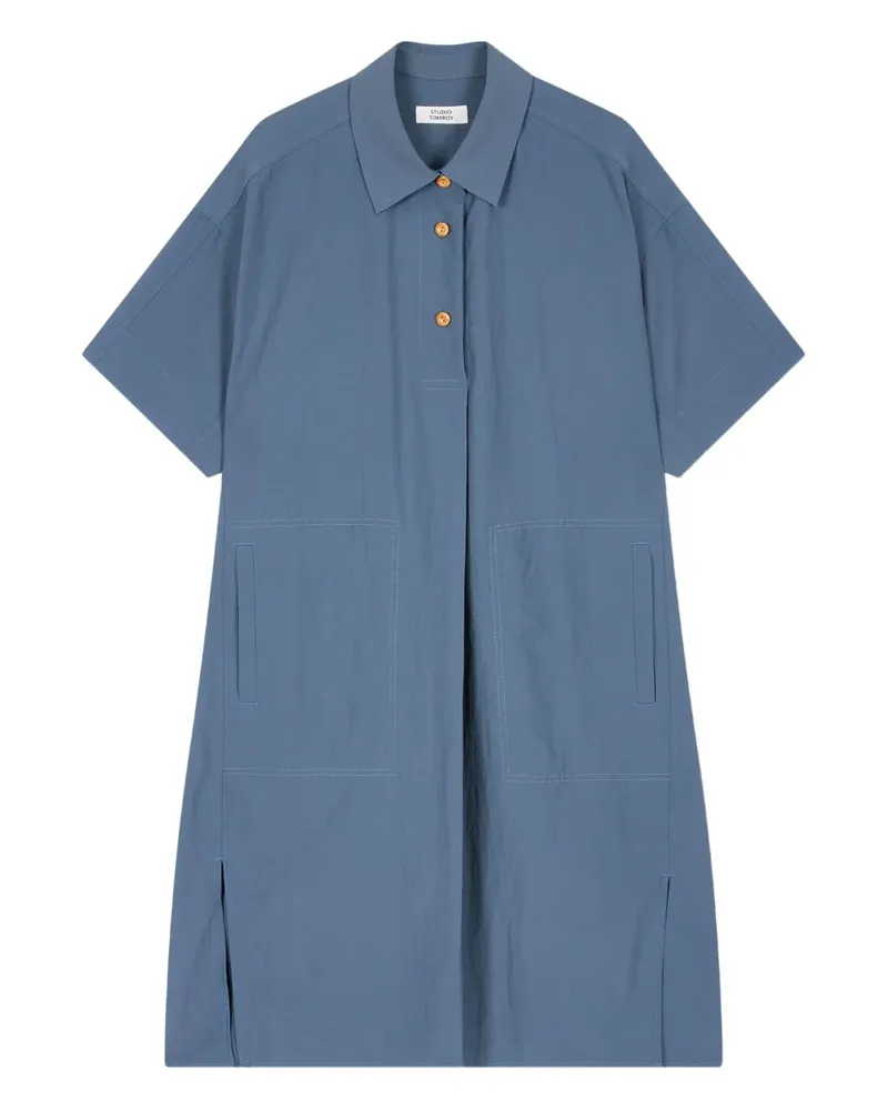 STUDIO TOMBOY Geknöpftes Kleid im Utility-Look - DARK BLUE Dark