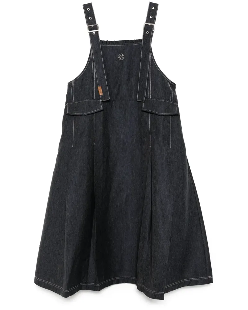 Musium Div. Kleid mit Logo - Blau Blau