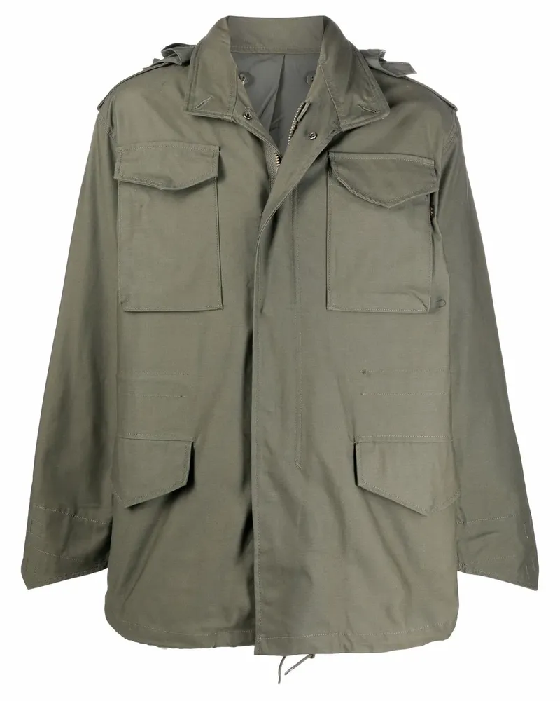 Alpha Industries Mantel mit Kapuze - Grün Grün