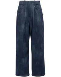 GOEN.J Jeans mit weitem Bein Blau