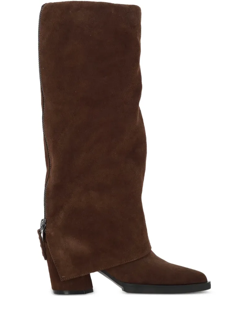 ELVIO ZANON Stiefel mit Reißverschluss - Braun Braun