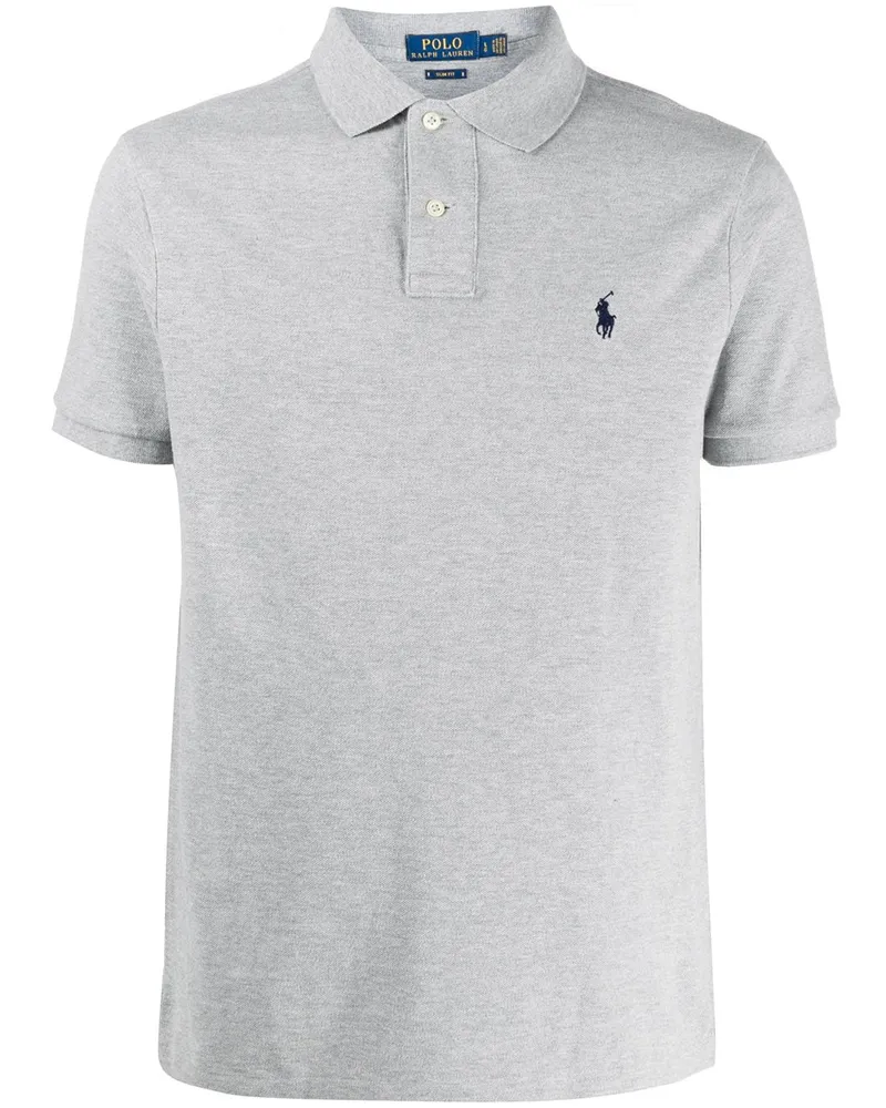 Ralph Lauren Poloshirt mit Logo-Stickerei - Grau Grau