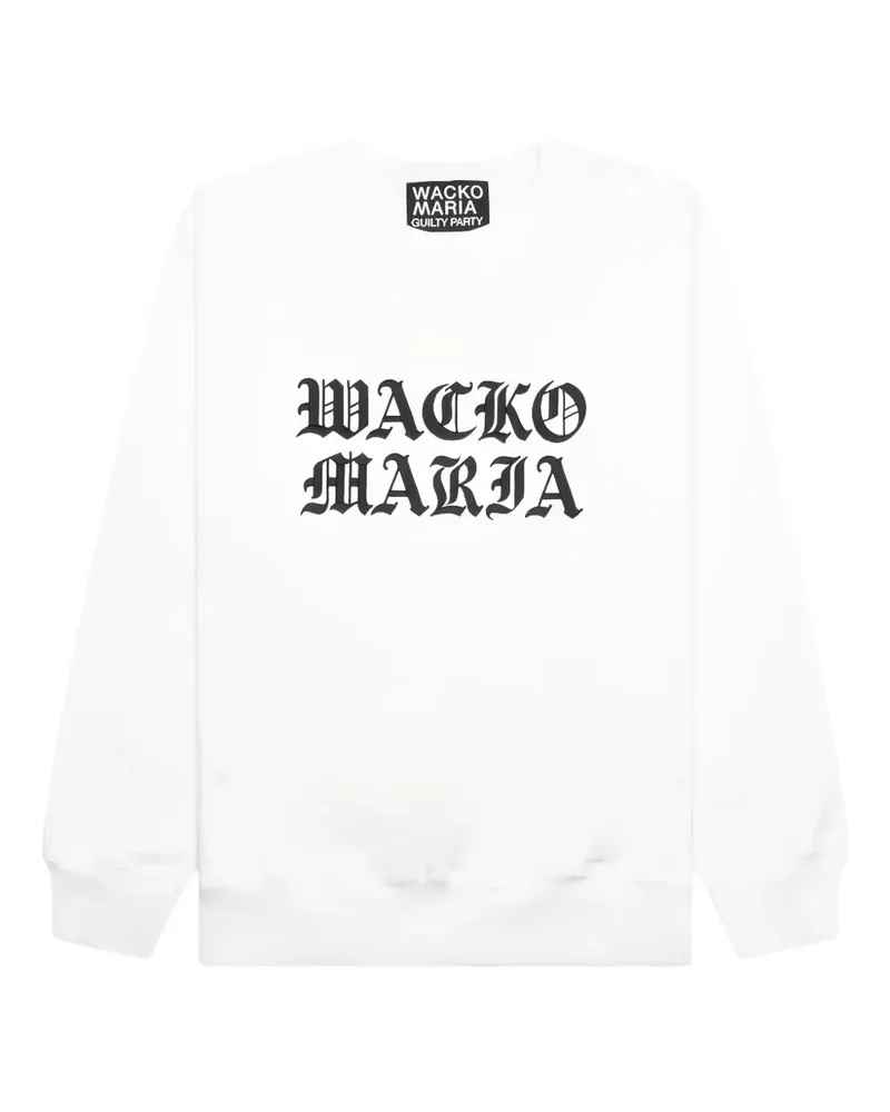 Wacko Maria Sweatshirt mit Stickerei - Weiß Weiß