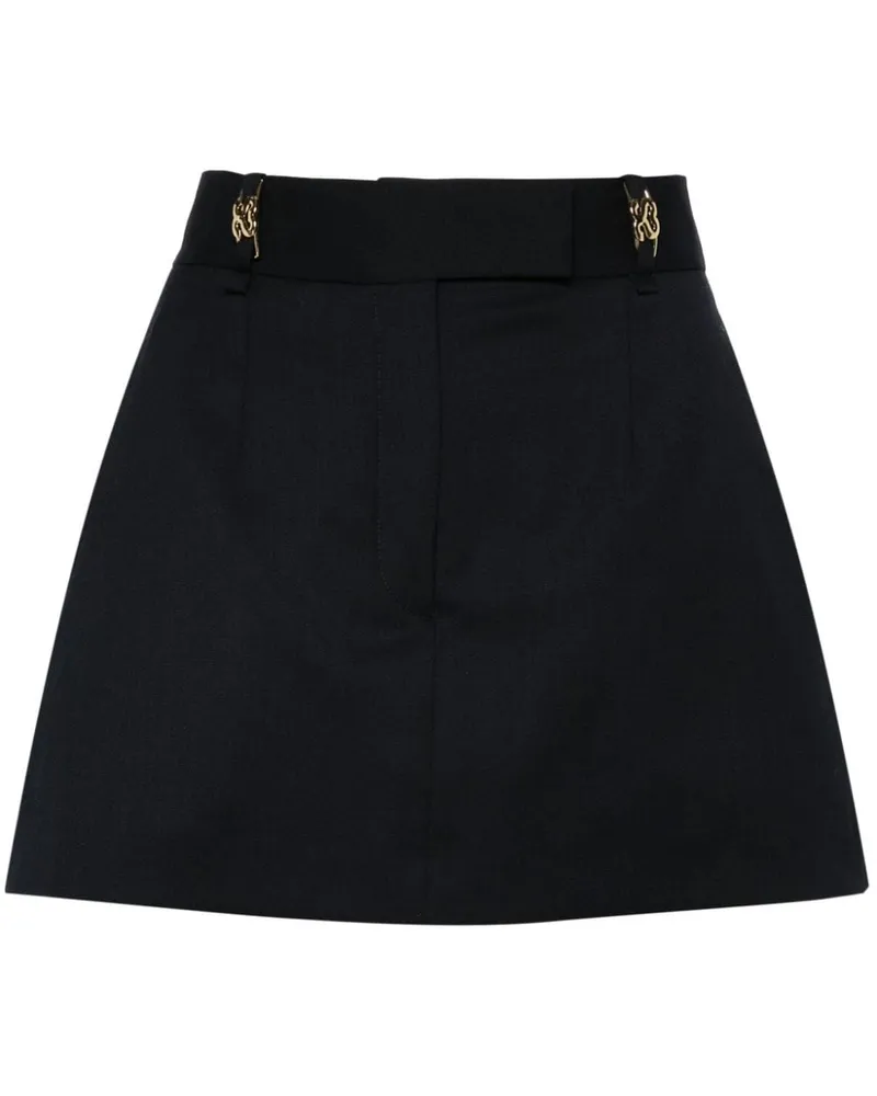 Sandro Shorts im Layering-Look mit Logo-Schild - Blau Blau