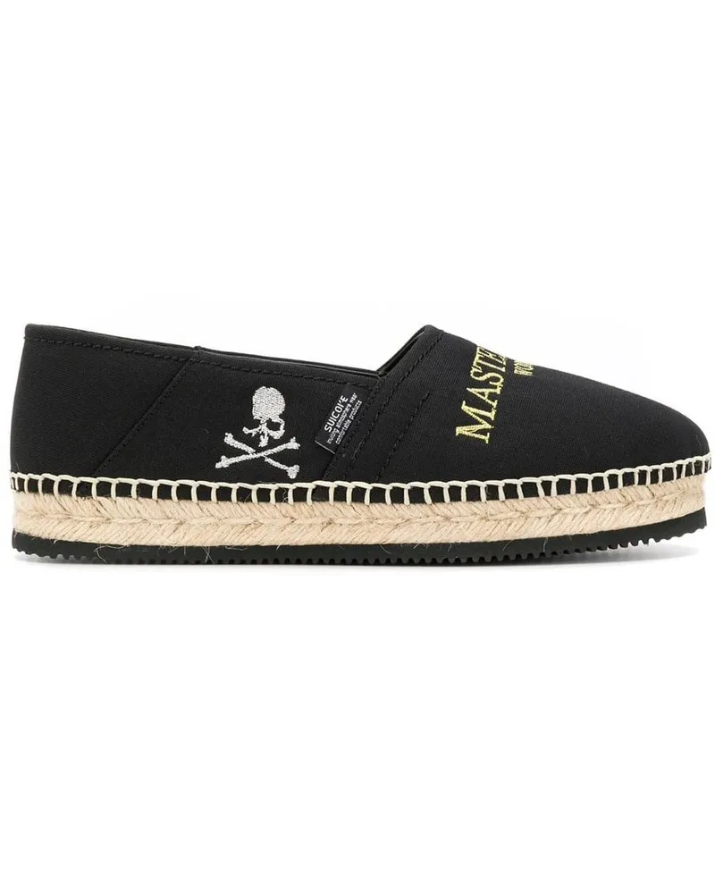 Mastermind World Espadrilles mit Logo-Stickerei - Schwarz Schwarz