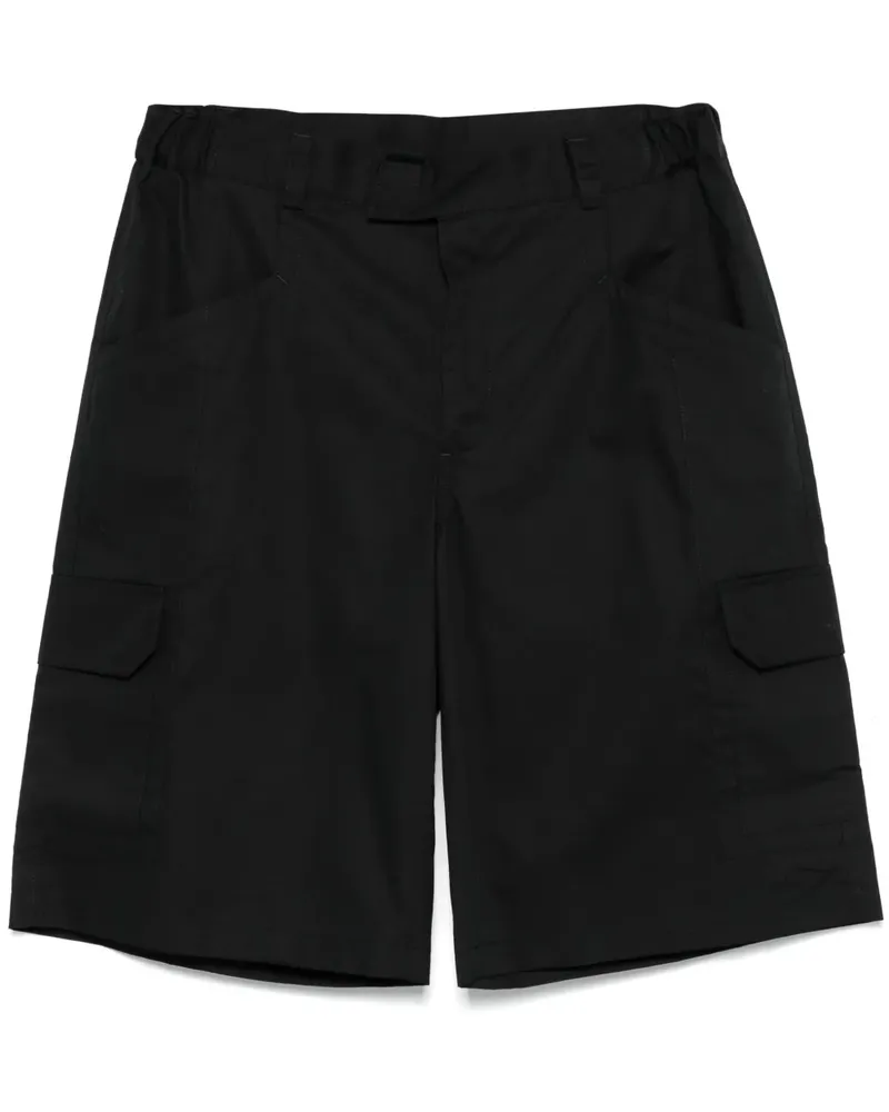 GR10K Cargo-Shorts aus Popeline - Schwarz Schwarz