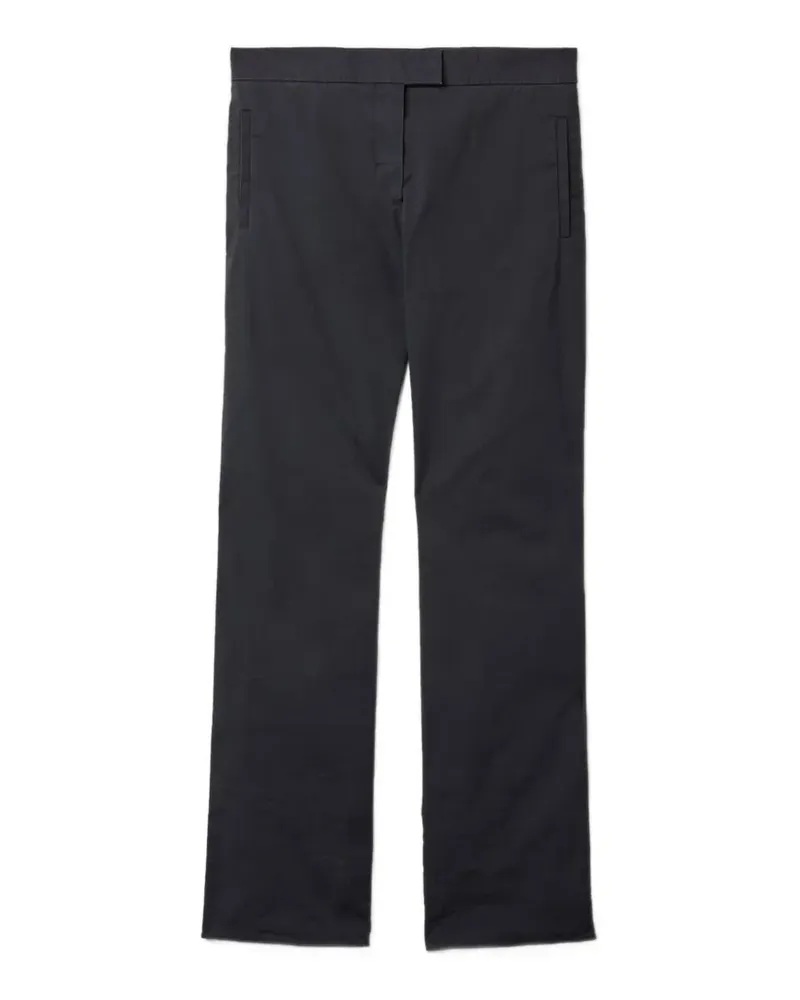Miu Miu Popeline-Hose mit Stretchanteil - Schwarz Schwarz