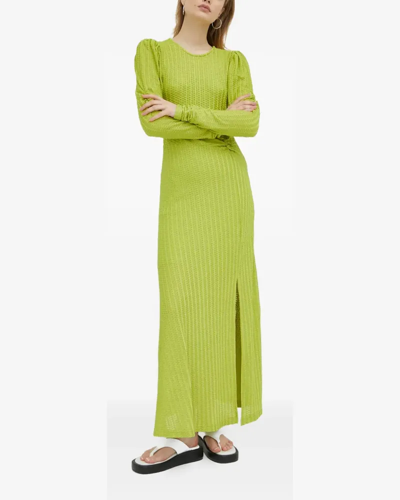 Gestuz Kleid mit Raffungen - Grün Grün