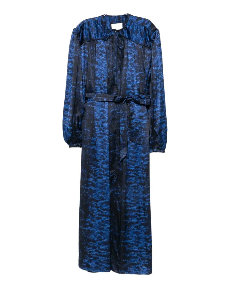 Isabel Marant Luada Kleid mit Gürtel - Blau Blau