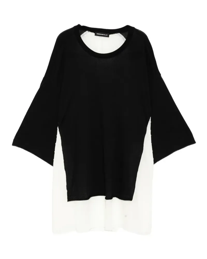 Undercover T-Shirt im Layering-Look - Schwarz Schwarz