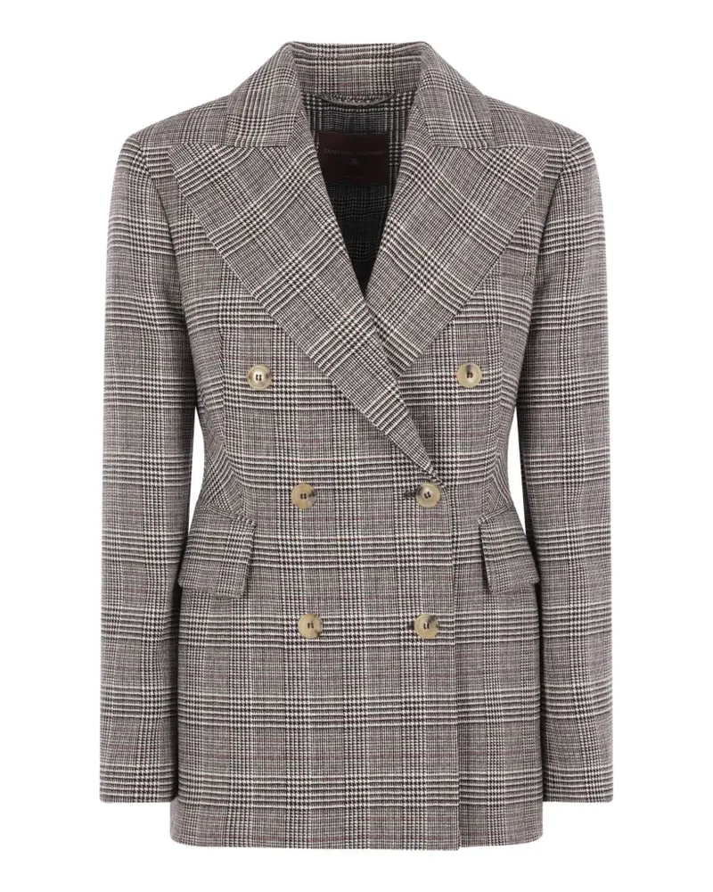 Ermanno Scervino Kariertes Sakko - Braun Braun