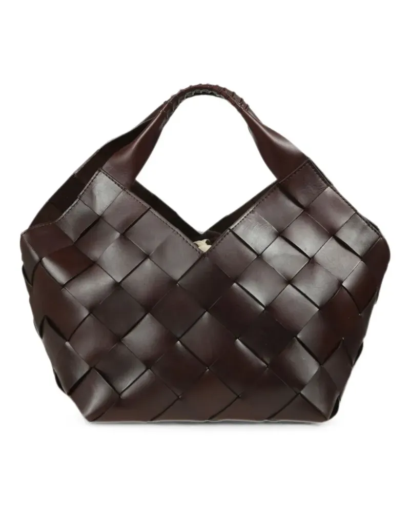 Dragon Diffusion Gewebte Botteghe Tote Bag - Braun Braun
