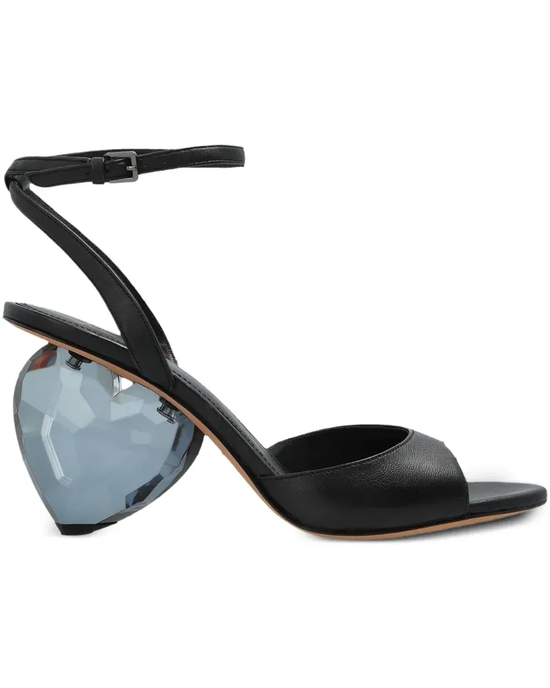 Kate Spade Heart Heel Sandalen 90mm - Schwarz Schwarz
