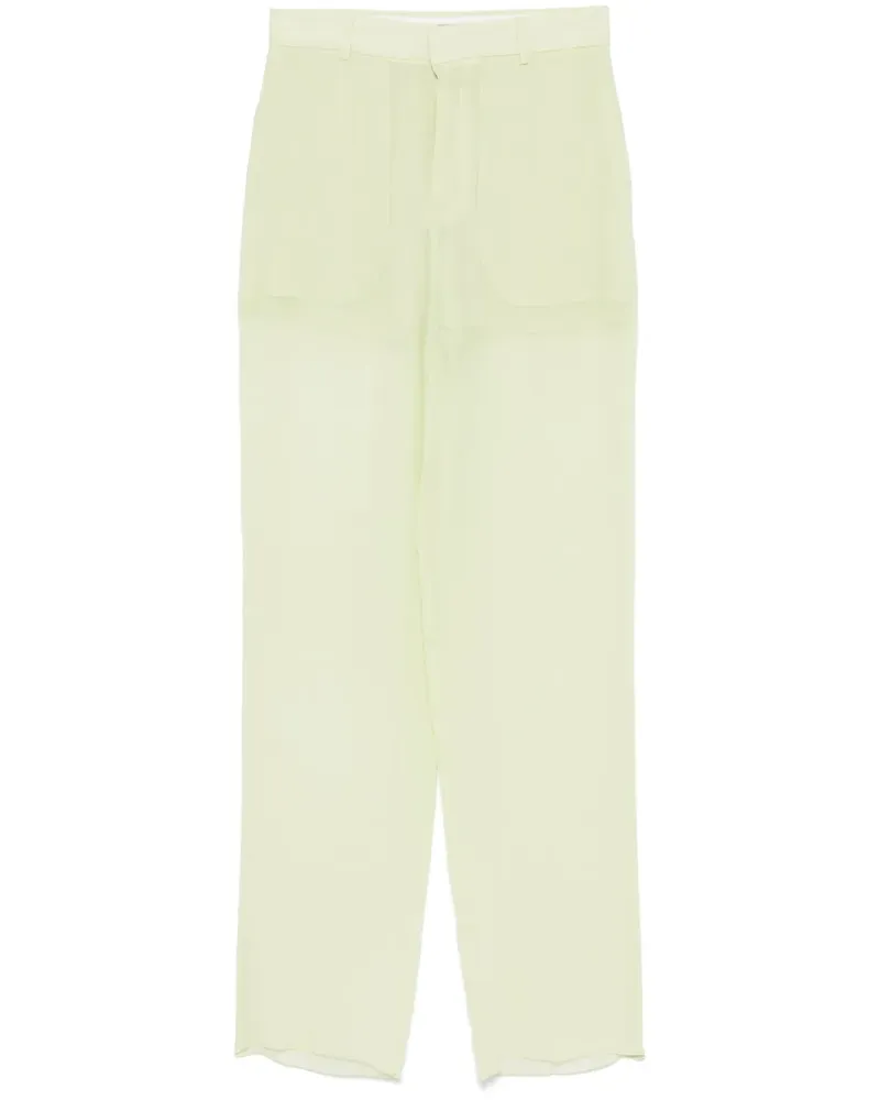 Blumarine Hose aus Georgette - Grün Grün