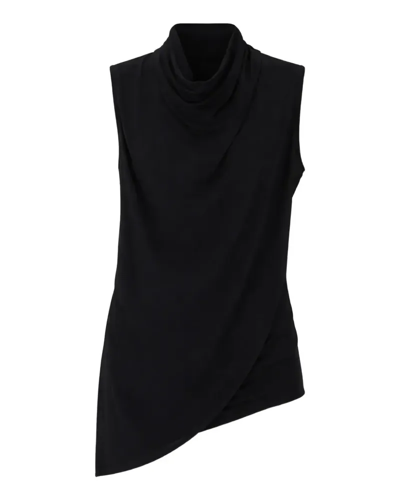 Twin-Set drape cowl top - Schwarz Schwarz