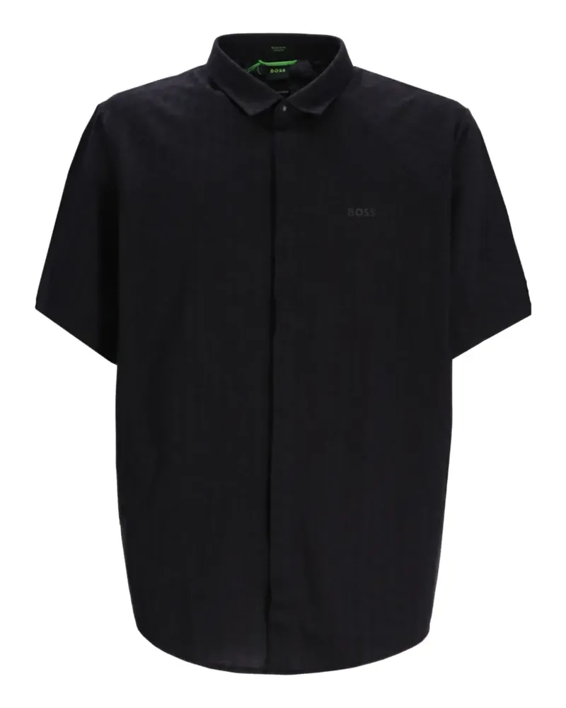 HUGO BOSS Klassisches Hemd - Schwarz Schwarz