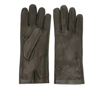 Handschuhe aus Leder mit Ziernähten