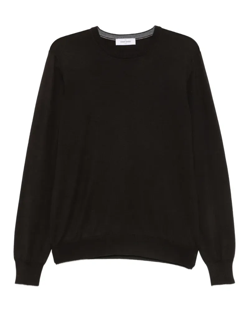 Gran Sasso Pullover mit rundem Ausschnitt - Braun Braun