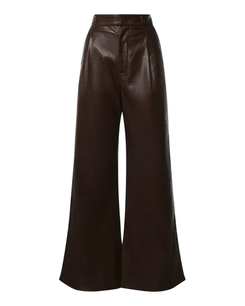 ANDAMANE pleated trousers - Braun Braun