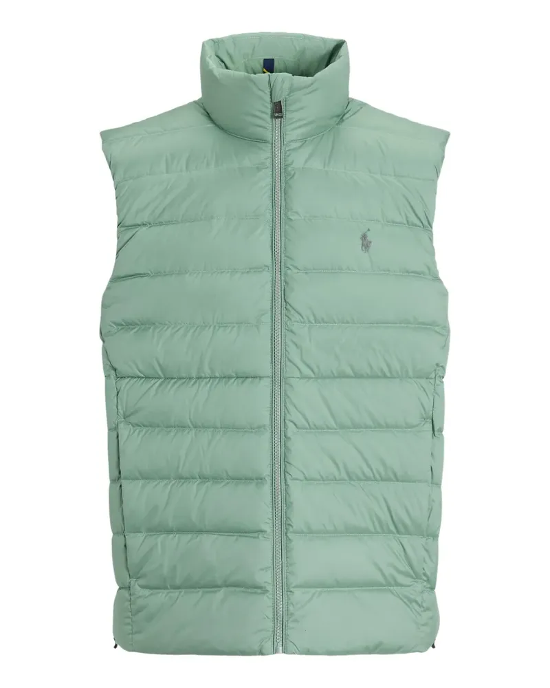 Ralph Lauren logo-embroidered gilet - Grün Grün